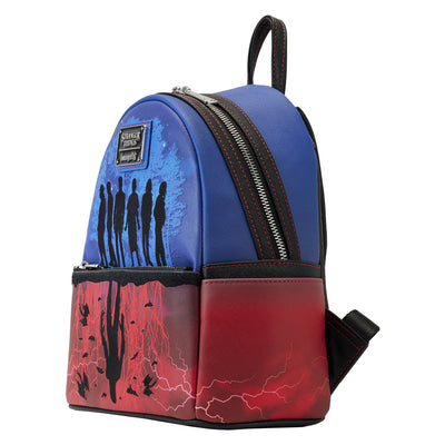 671803461093 - Loungefly Netflix Stranger Things Upside Down Shadows Mini Backpack - Side View