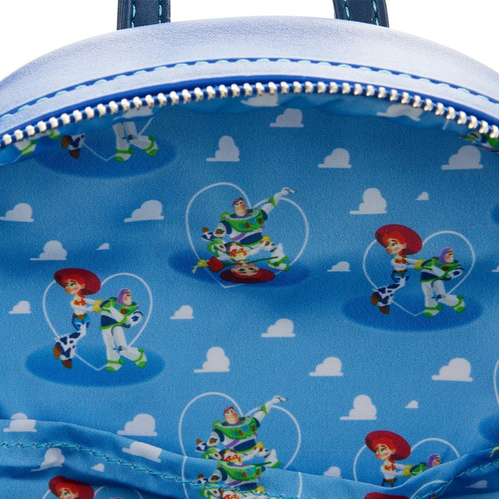 Loungefly pixar toy Story Buzz and Jessy mini Backpack outlet