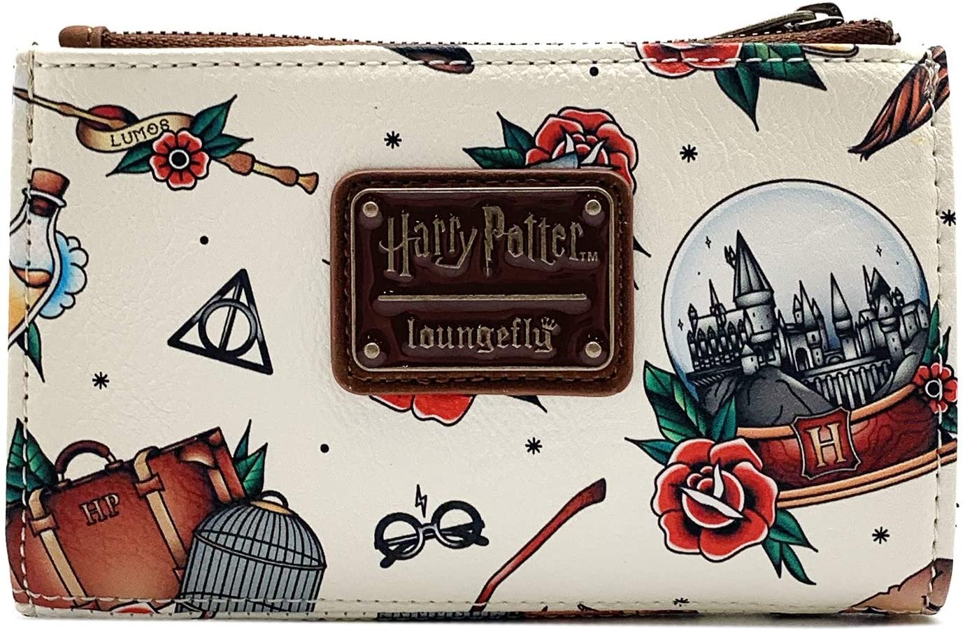 Harry Potter Relics Tattoo Allover Print Wallet