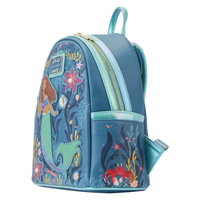 Loungefly Disney Little Mermaid Ariel Live Action Mini Backpack - Side View