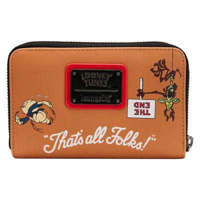 Loungefly Looney Tunes That's All Folks Zip-Around Wallet - Back