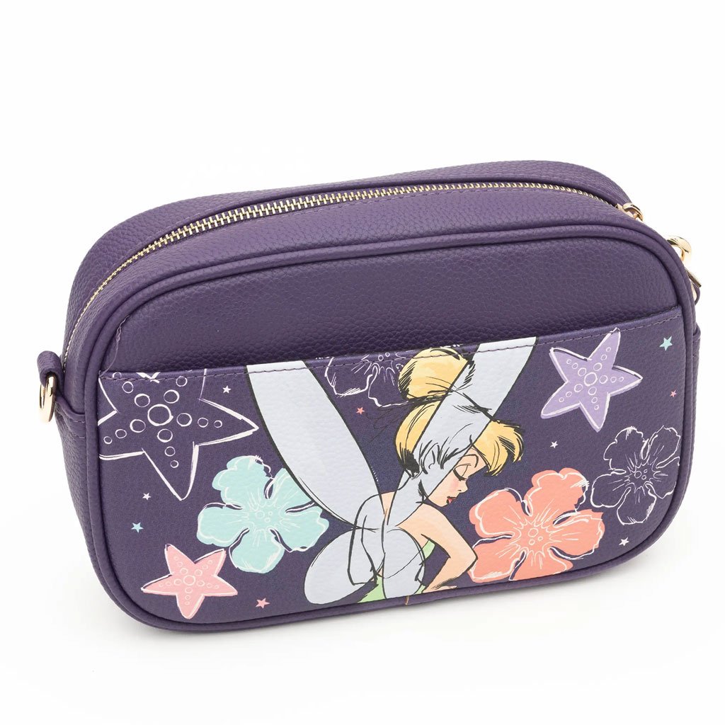 Wondapop Designer Series Disney Peter Pan Tinkerbell Floral Crossbody - Side View