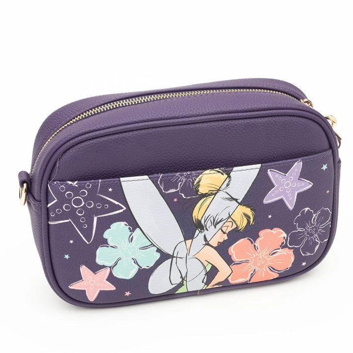 Wondapop Designer Series Disney Peter Pan Tinkerbell Floral Crossbody - Side View