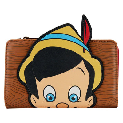 Loungefly Disney Pinocchio Peeking Flap Wallet - Front