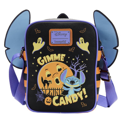 Loungefly Disney Lilo and Stitch Halloween Candy Cosplay Passport Bag - Back