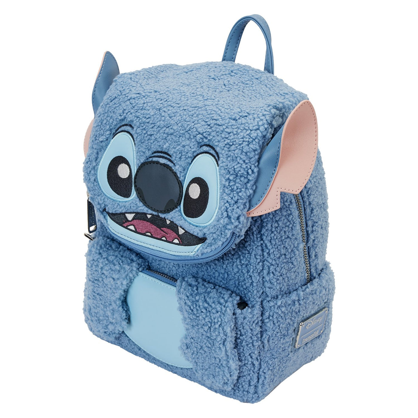 Loungefly Disney Stitch Plush Pocket Mini Backpack - Top View