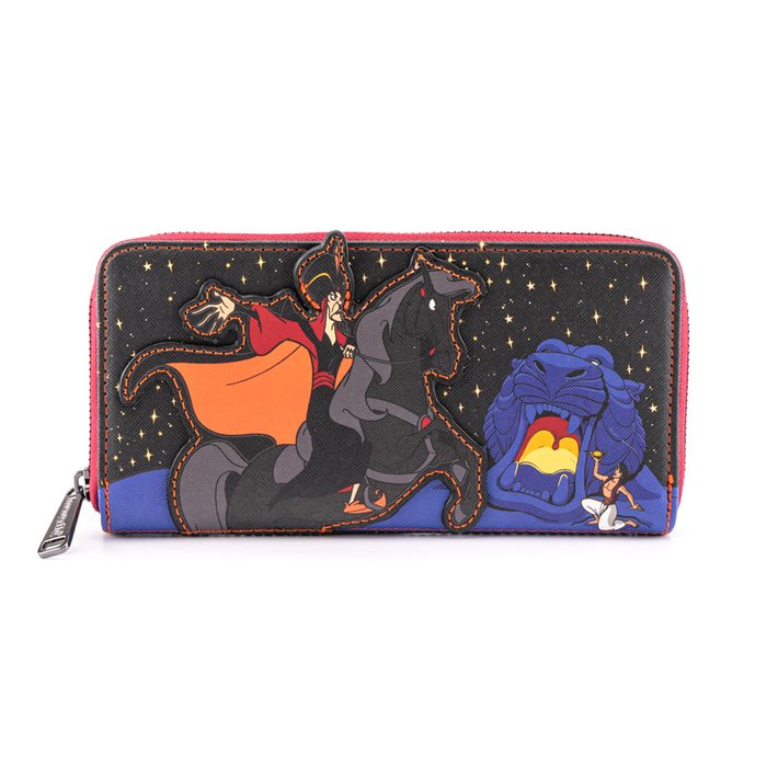 Loungefly Disney Aladdin Jafar Villains Scene Zip-Around Wallet