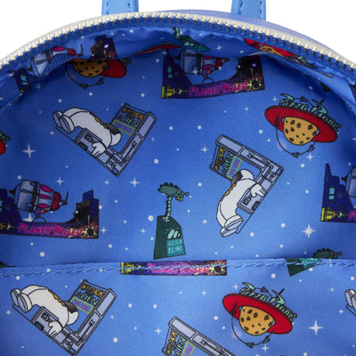 Loungefly Pixar Toy Story Pizza Planet Space Entry Mini Backpack - Interior Lining - 671803393714