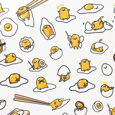 707 Street Exclusive - Loungefly Sanrio Gudetama The Lazy Egg Mini Backpack - Print Close Up