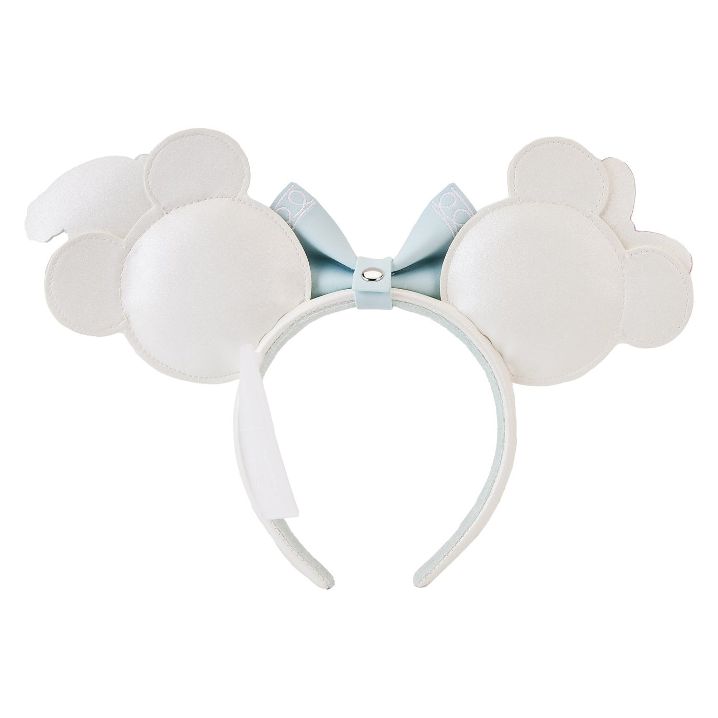 Loungefly Disney Mickey and Minnie Pastel Snowman Headband - Back