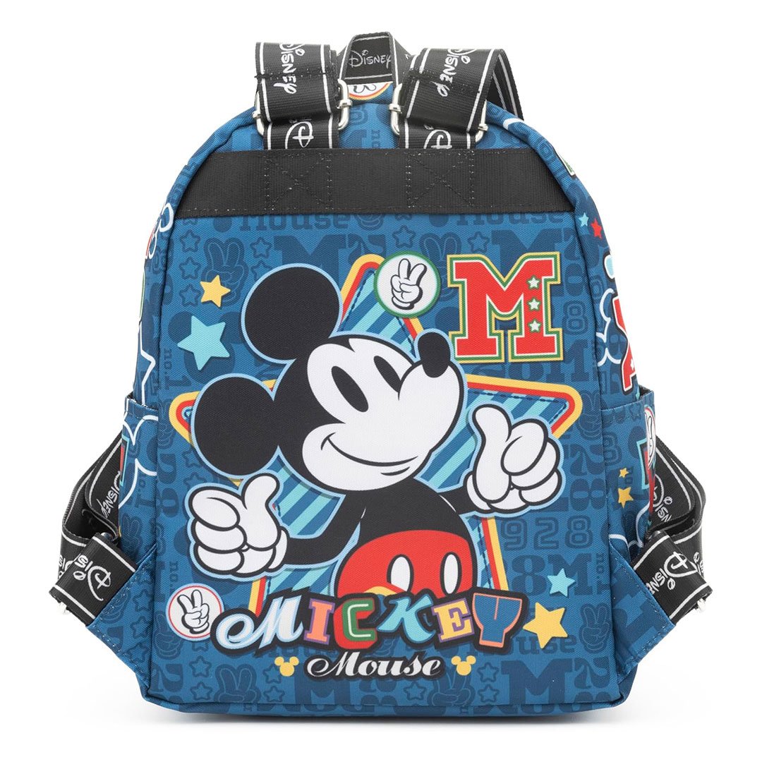 WondaPop Disney Mickey Mouse 13" Nylon Mini Backpack - Back