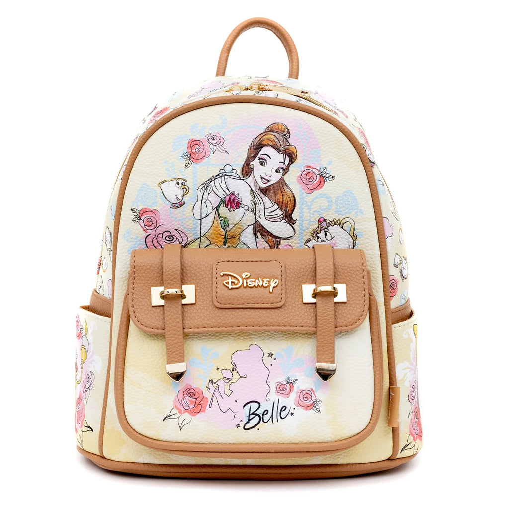 Disney Beauty and the Beast Belle Vegan Leather Mini Backpack