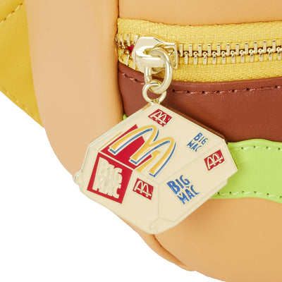 Loungefly McDonald's Big Mac Mini Backpack - Zipper Pull