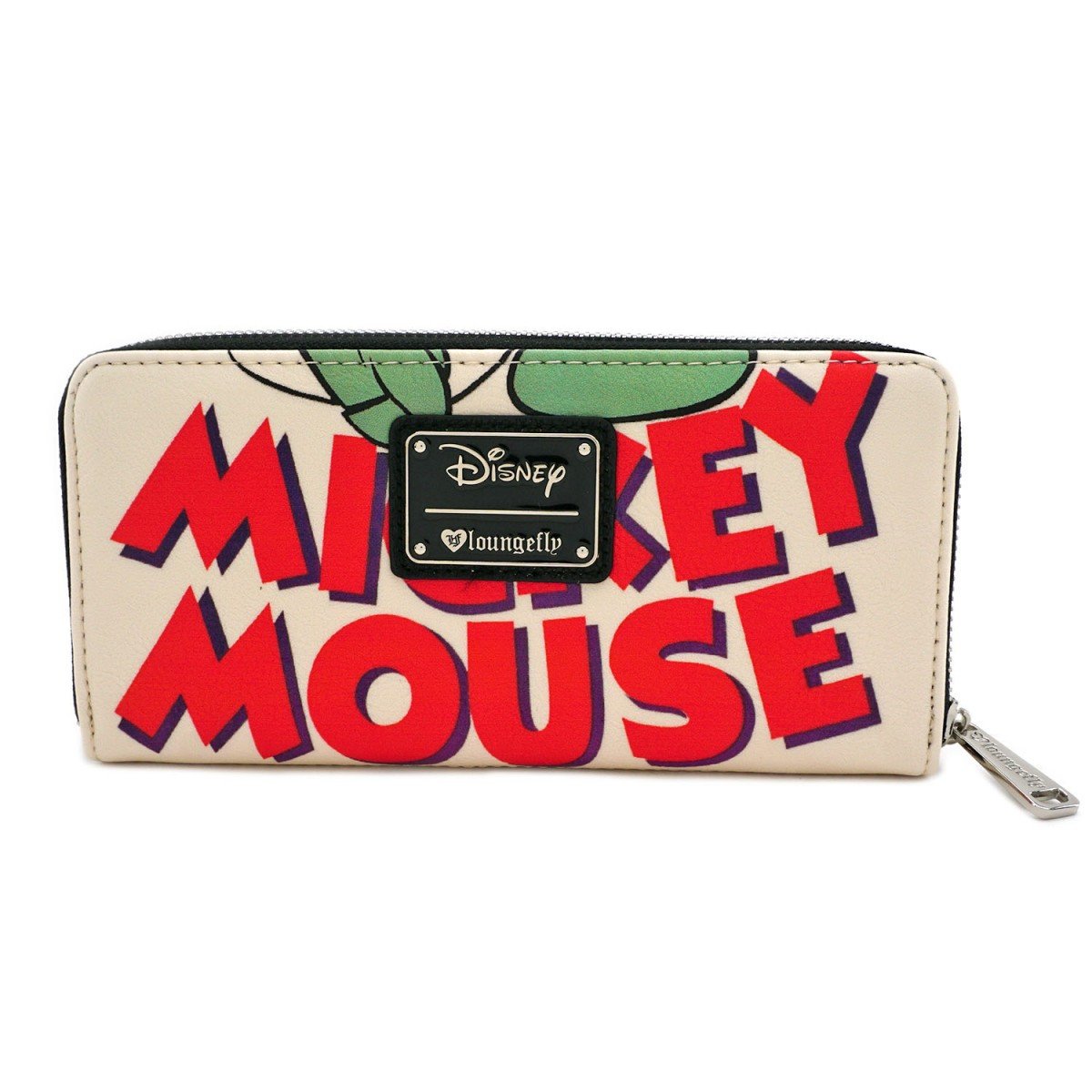 Loungefly x Disney Mickey Mouse Classic Print Zip-Around Wallet - BACK