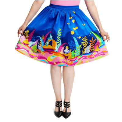 Stitch Shoppe by Loungefly Disney Alice in Wonderland Caterpillar Dream Sandy Skirt - Model Front