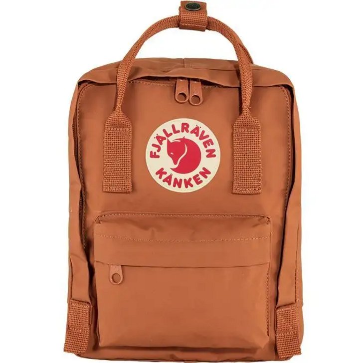 https www.fjallraven.us products kanken-mini-1-backpack variant 31766683984 Fjallraven Kanken Mini Backpack Terracotta Brown