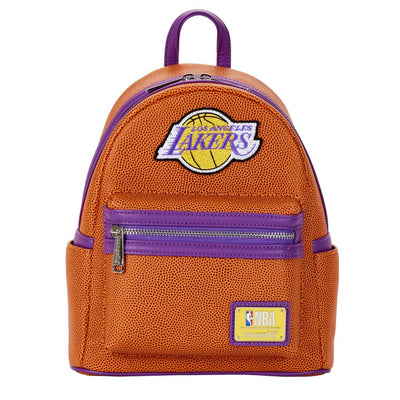 NBA Los Angeles Lakers Basketball Logo Mini Backpack - Front