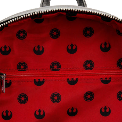 Loungefly Star Wars Trilogy 2 Triple Pocket Mini Backpack - Interior