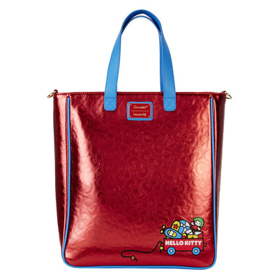 Loungefly Sanrio Hello Kitty 50th Anniversary Metallic Tote Bag with Coin Bag - Back