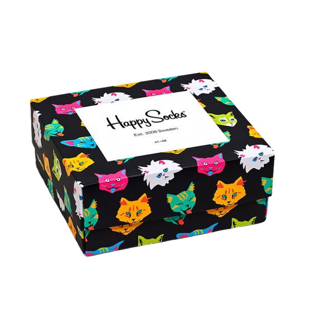 Happy Socks Cat Socks Gift Box 2-Pack