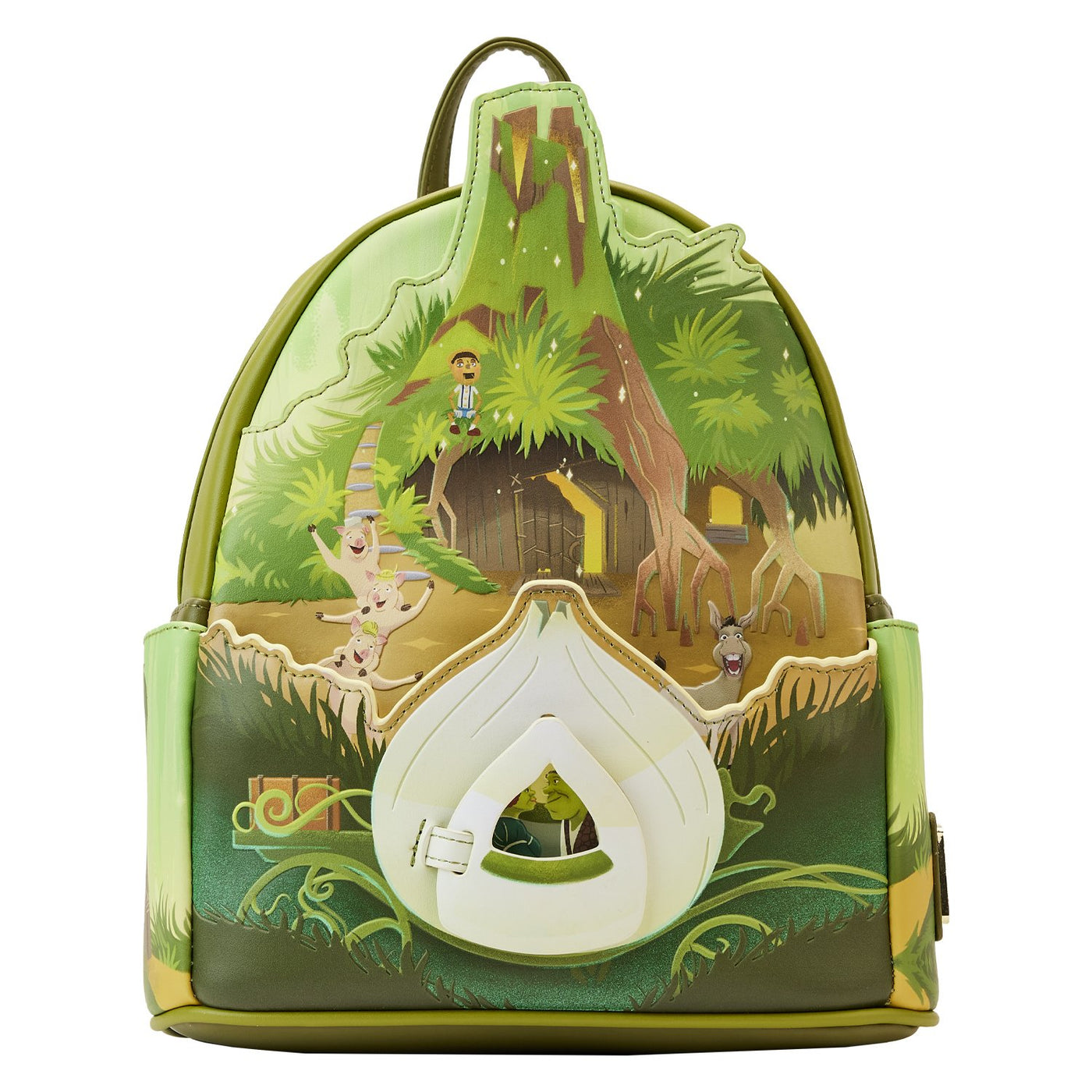 671803392526 - Loungefly Dreamworks Shrek Happily Ever After Mini Backpack - Closed Carriage