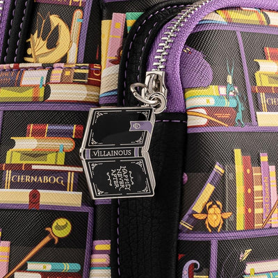 Disney Villain Books Mini Backpack - Zipper Charm