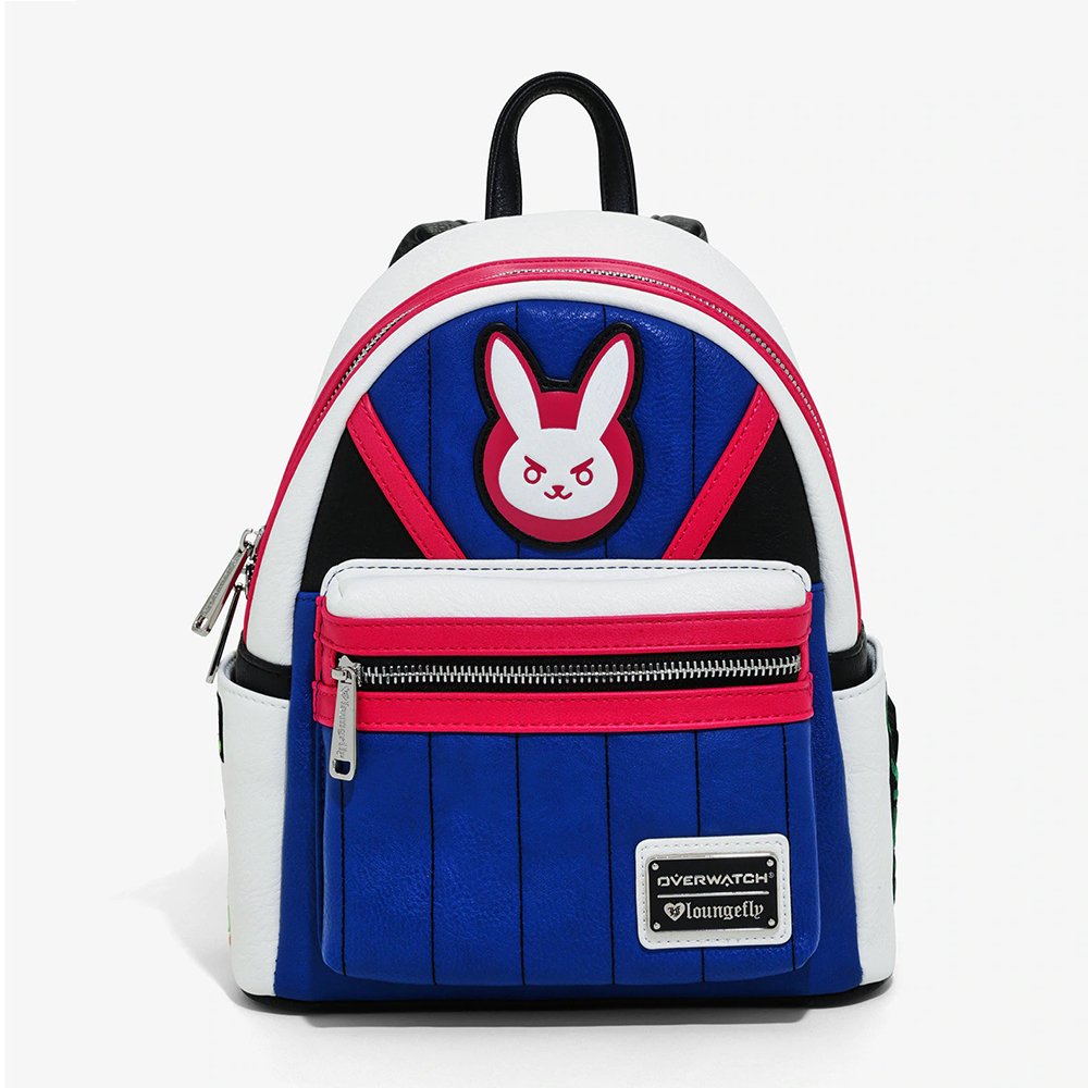 Loungefly x Overwatch D.Va Mini Backpack - FRONT
