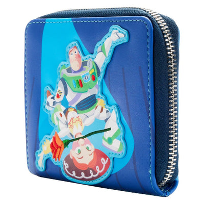 Loungefly Disney Pixar Moment Toy Story Jessie and Buzz Zip-Around Wallet - Side View