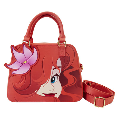 Loungefly Disney The Little Mermaid 35th Anniversary Ariel Face Crossbody - Front