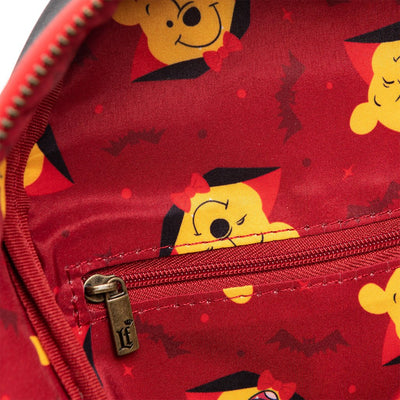 707 Street Exclusive - Loungefly Disney Vampire Winnie the Pooh Cosplay Mini Backpack - Interior Lining