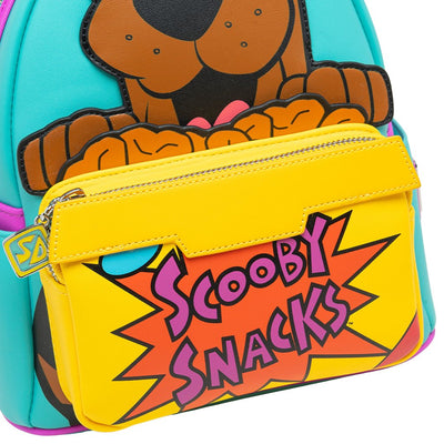 707 Street Exclusive - Loungefly Warner Brothers Scooby-Doo Scooby Snacks Mini Backpack - Front Pocket Closeup