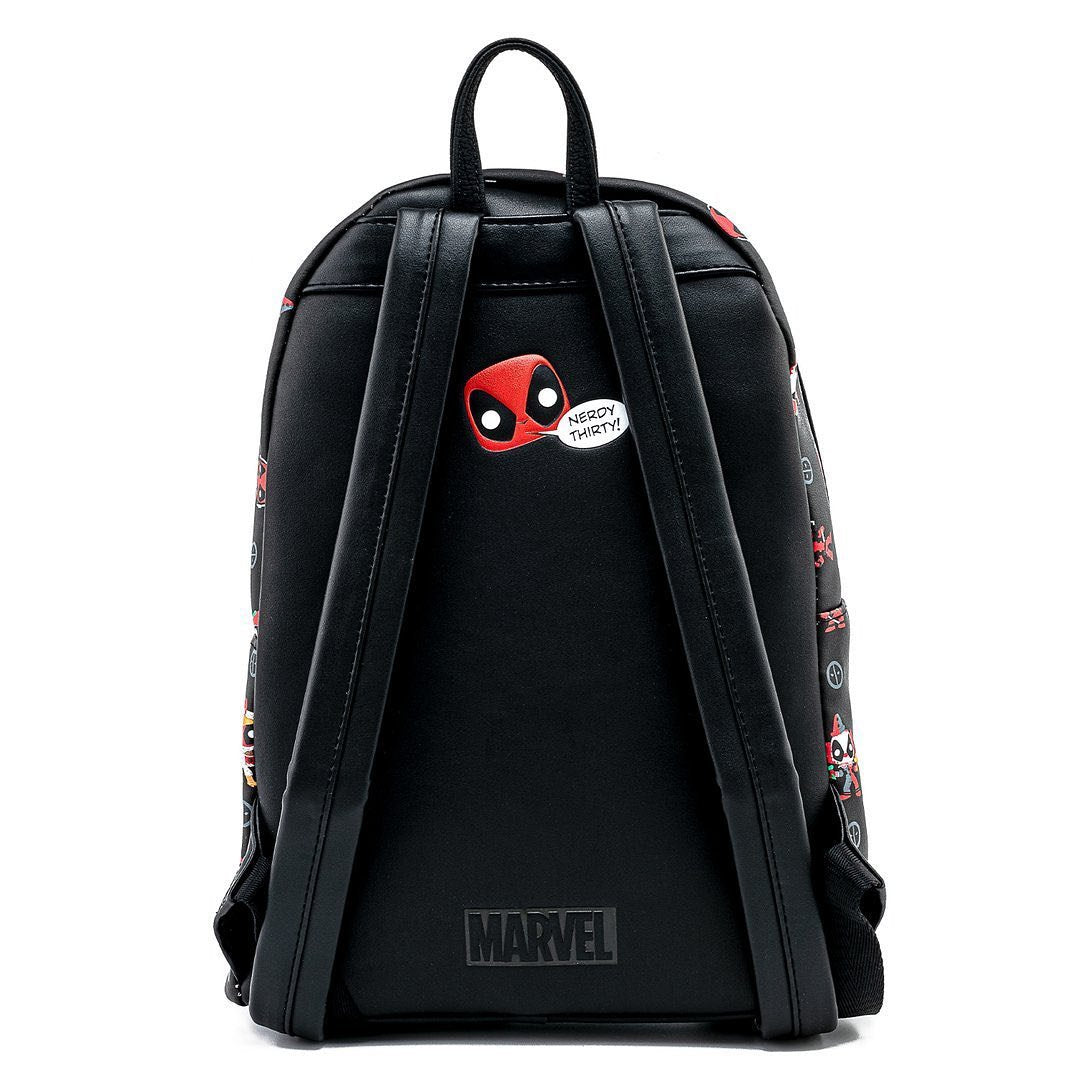 Funko POP! Marvel Deadpool 30th Anniversary Allover Print Mini Backpack - Back