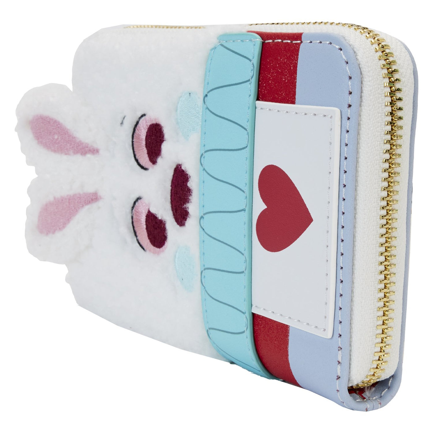 Loungefly Disney Alice in Wonderland White Rabbit Cosplay Zip-Around Wallet - Side View
