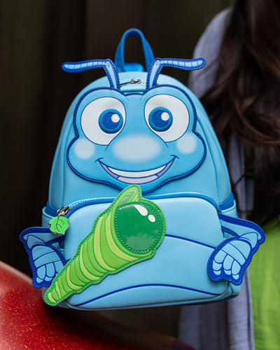 707 Street Exclusive - Loungefly Disney Pixar A Bug's Life Flik Cosplay Mini Backpack - Front Lifestyle