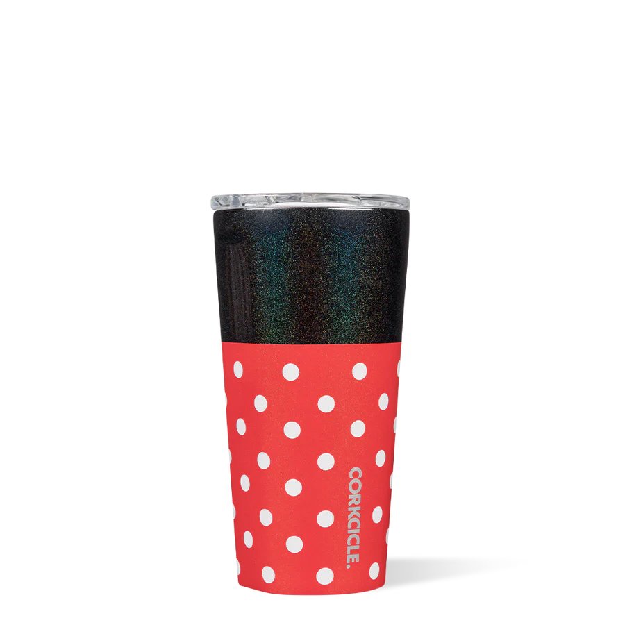 Corkcicle Disney Minnie Mouse Polka Dot 16oz Tumbler - Front