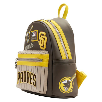 Loungefly MLB San Diego Padres Patches Mini Backpack - Right Side