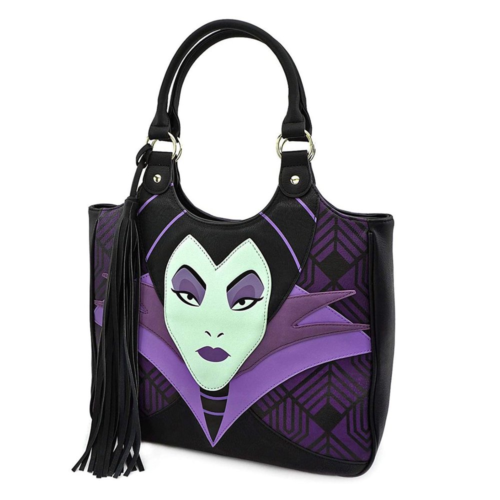 Loungefly x Disney Maleficent Tassel Top-Handle Handbag - FRONT