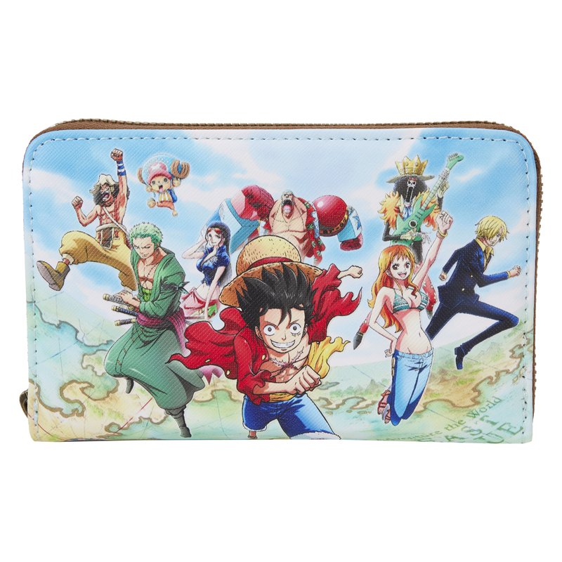 Loungefly Toei One Piece Luffy Gang Zip-Around Wallet - Front