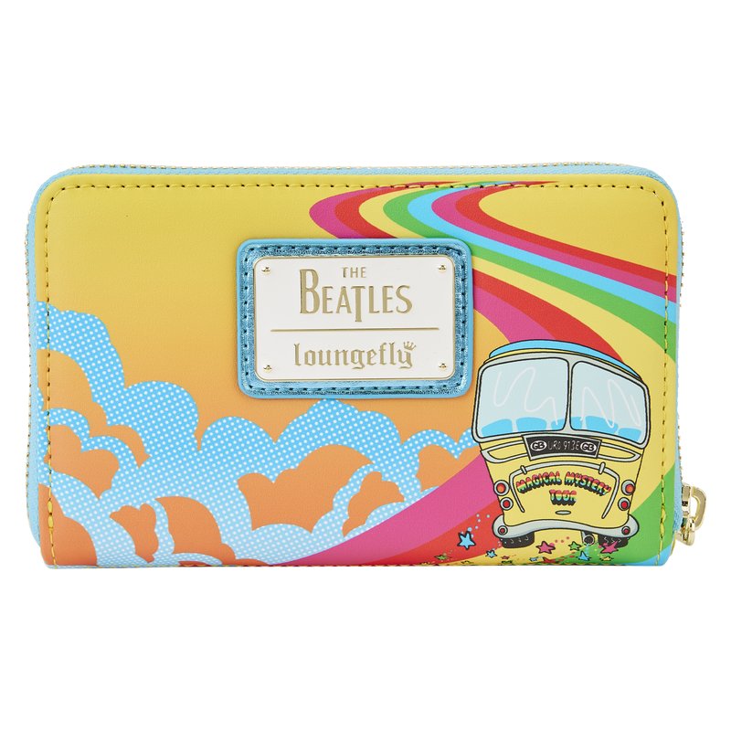 Loungefly The Beatles Magical Mystery Tour Bus Zip-Around Wallet - Back