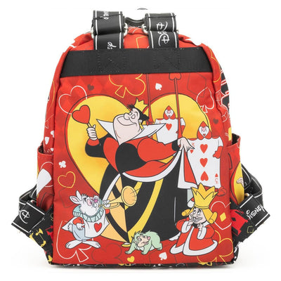 WondaPop Disney Alice in Wonderland Queen of Hearts 13" Nylon Mini Backpack - Back