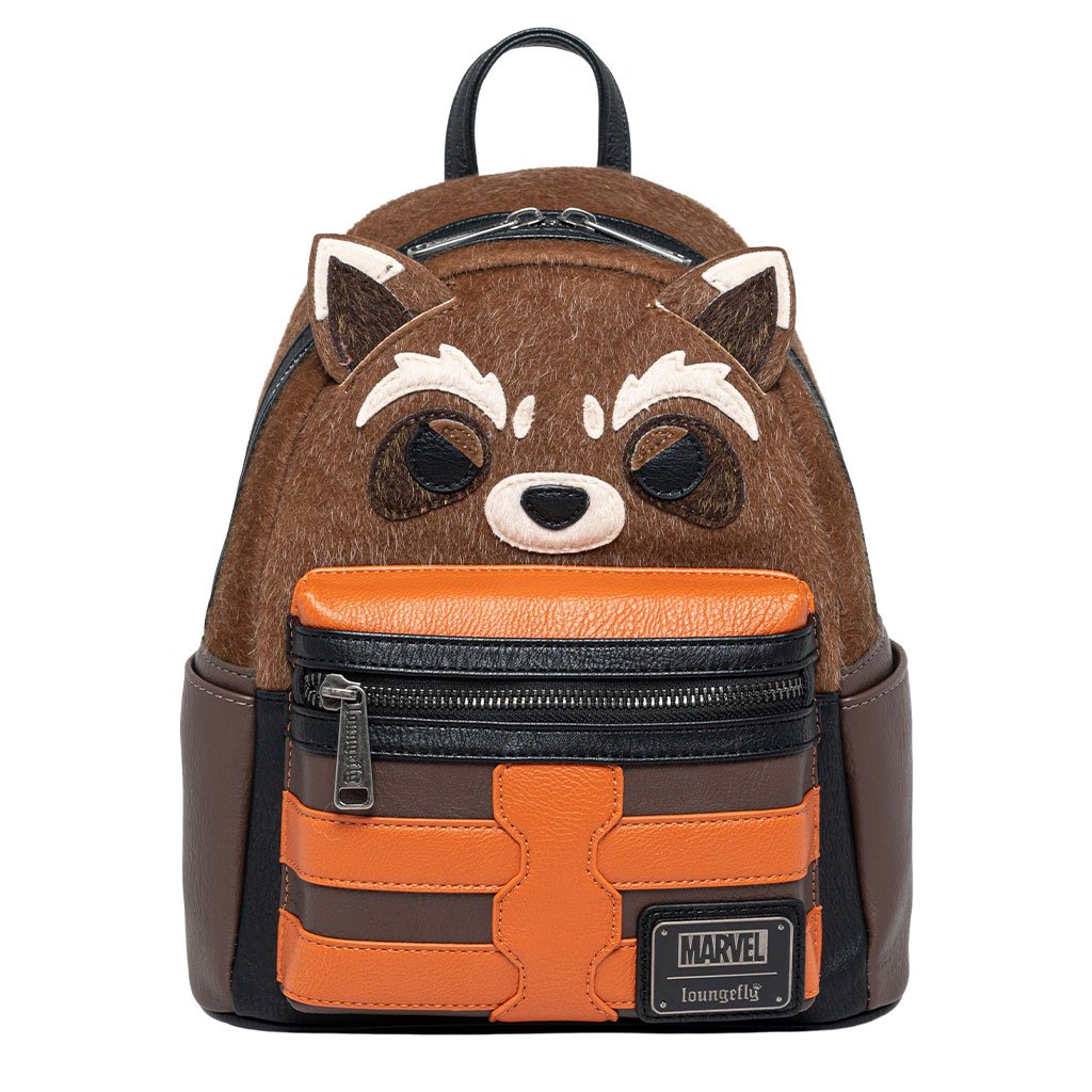 707 Street Exclusive - Loungefly Marvel Guardians of the Galaxy Rocket Cosplay Mini Backpack - Front
