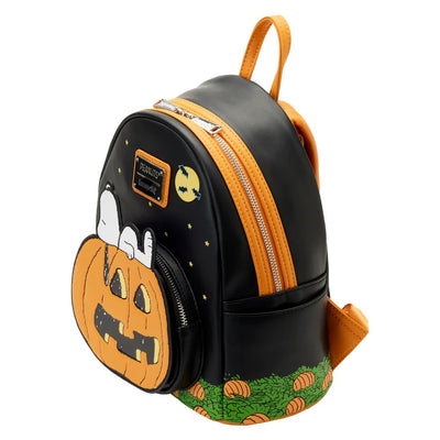 Loungefly Peanuts Great Pumpkin Snoopy Mini Backpack - Side View