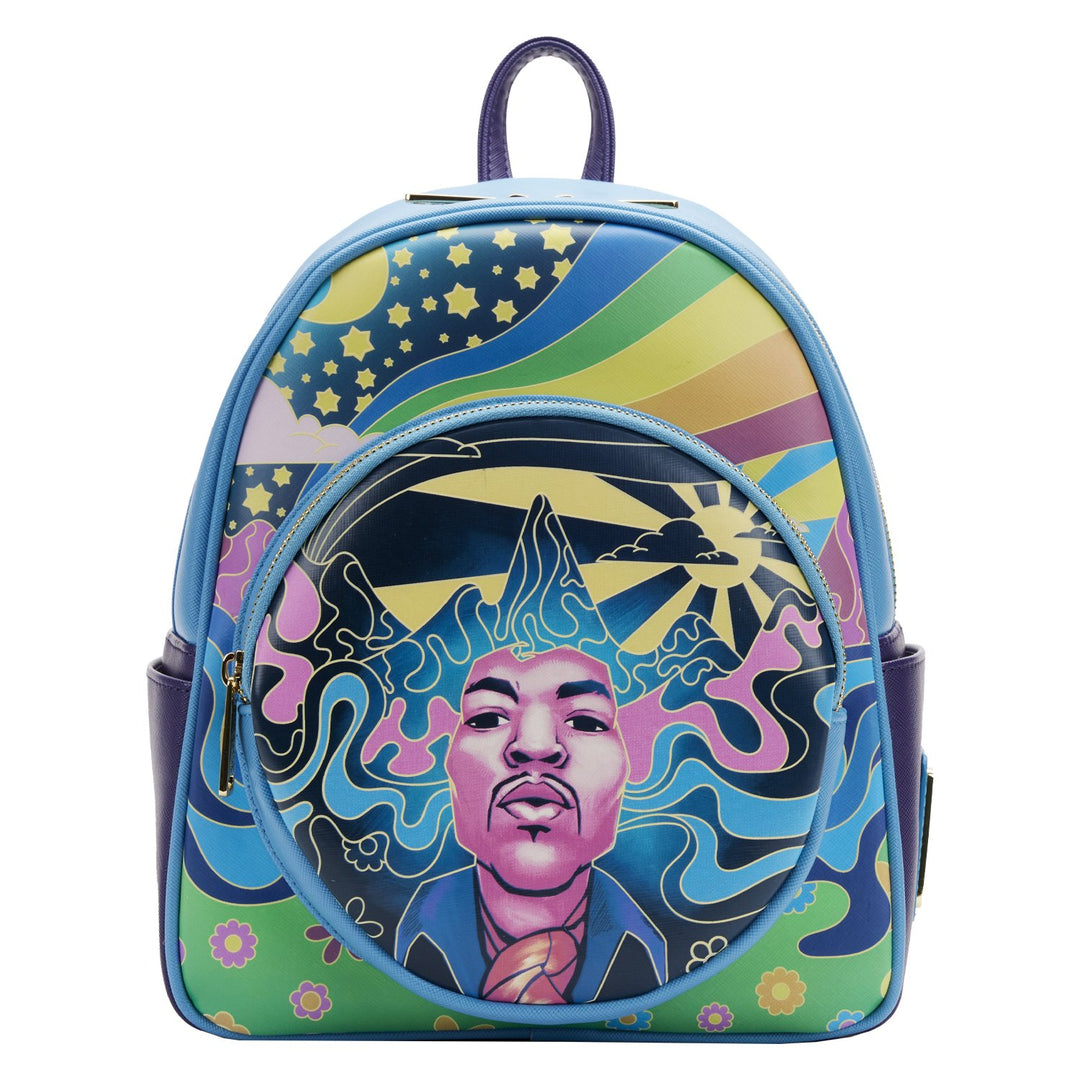 Loungefly Jimi Hendrix Psychedelic landscape Mini Backpack | 707