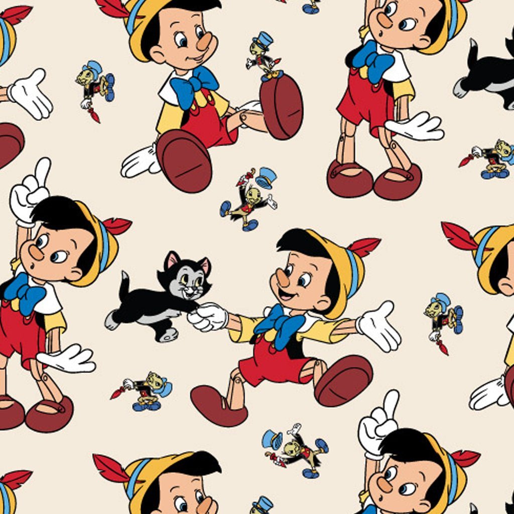 Loungefly Disney Pinocchio Peeking Flap Wallet  - Interior lining