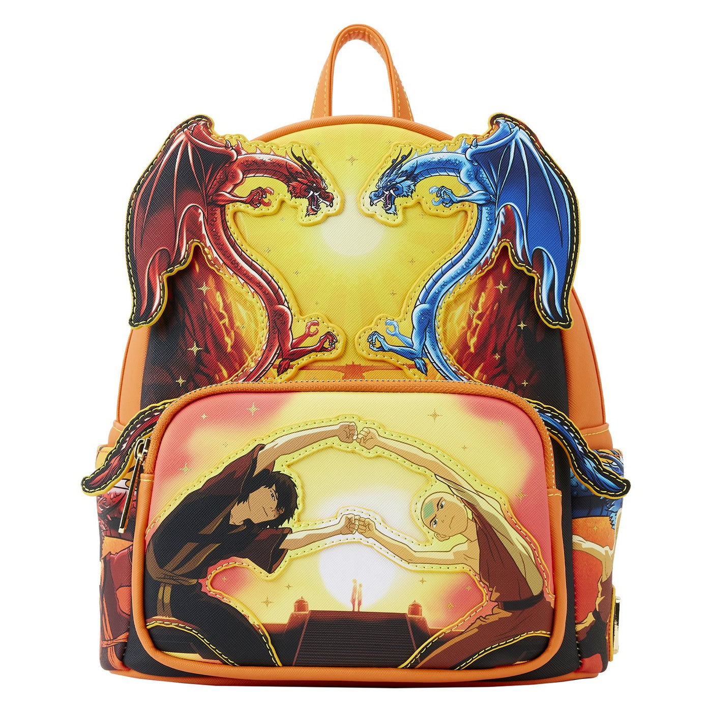 671803395190 - Loungefly Nickelodeon Avatar The Last Airbender The Fire Dance Mini Backpack - Front