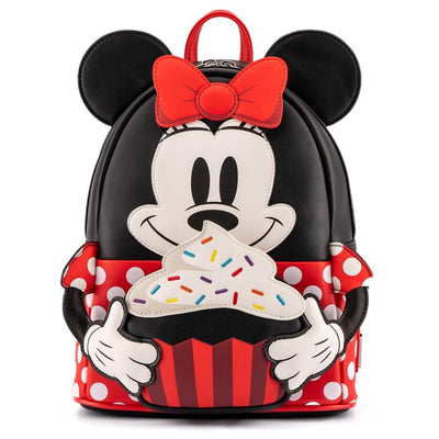 Loungefly Disney Minnie "Oh My" Cosplay Sweets Mini Backpack - Front