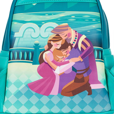 Loungefly Disney Tangled Princess Castle Series Mini Backpack - Back View Unobscured