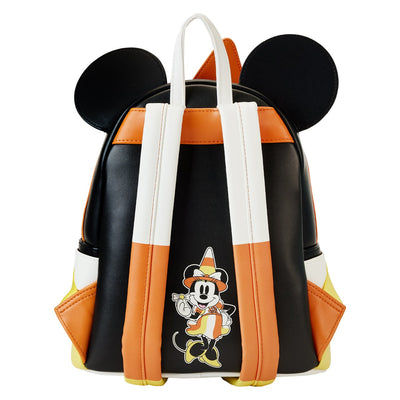 Loungefly Disney Candy Corn Minnie Cosplay Mini Backpack - Back