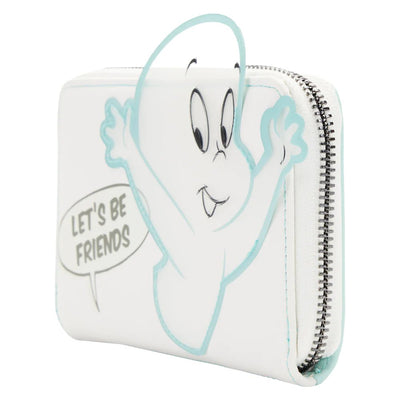 Loungefly Universal Casper The Friendly Ghost Lets Be Friends Zip-Around Wallet - Side View