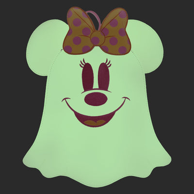 Loungefly Disney Pastel Ghost Minnie Glow in the Dark Mini Backpack - Glow in the Dark